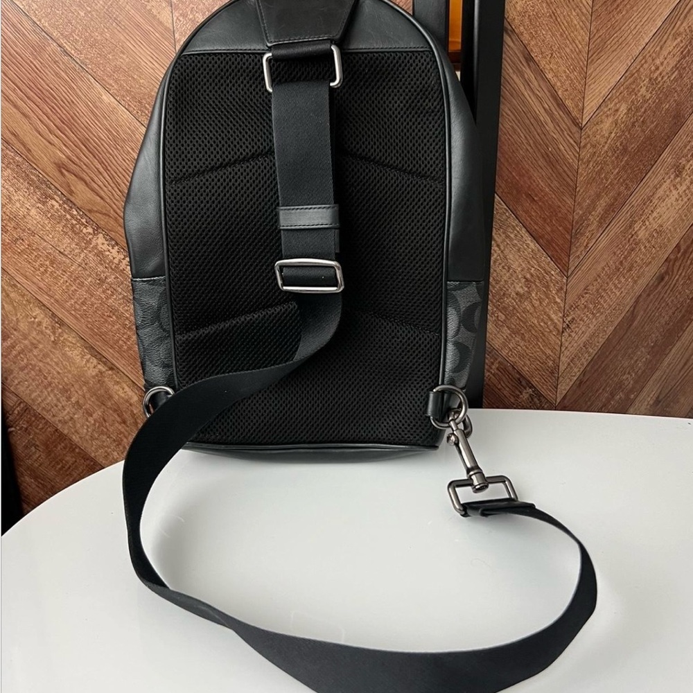 COACH shoulder bag/mini backpack, fanny pack, West Pack BLACK - Picture 3 of 8
